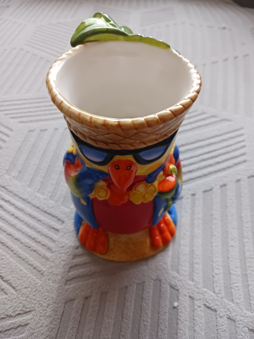 Set Of 2 Mugs Parrots Wearing Sunglasses